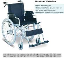 Detachable Foorest Aluminum Wheelchair